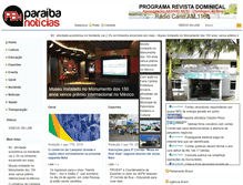 Tablet Screenshot of paraibanoticias.net